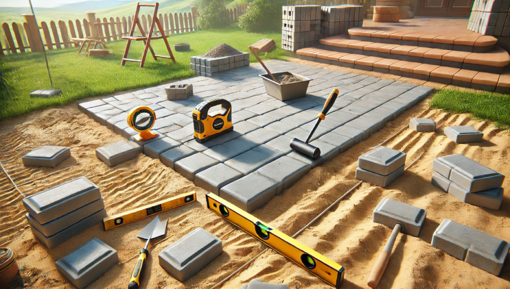 Instalación de adoquines paso a paso